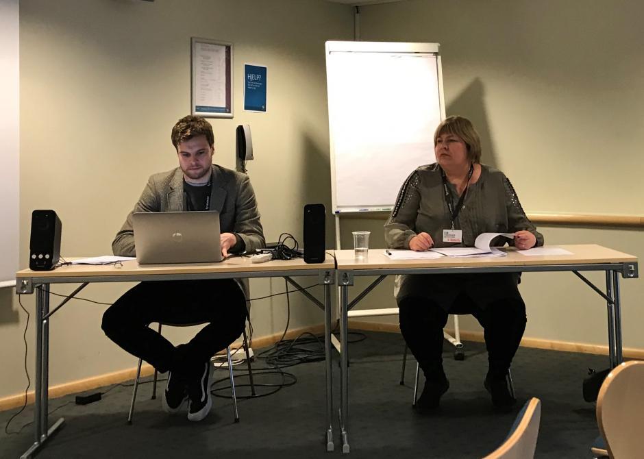 Elin Floberghagen og Mathias Vedeler