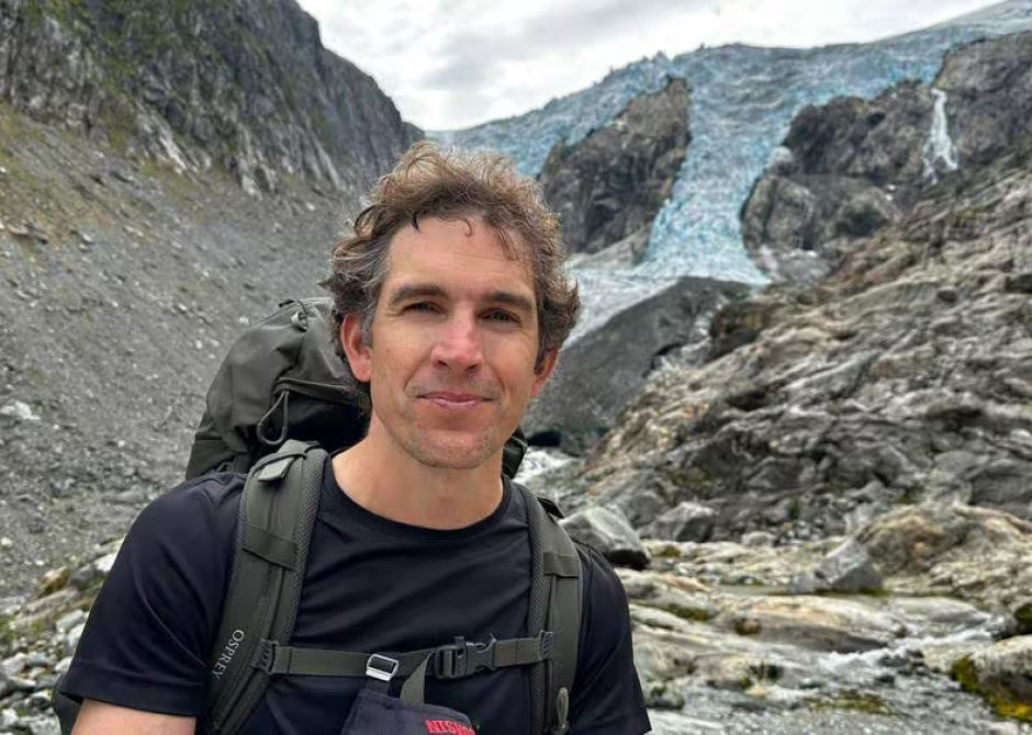 Alec Luhn på Folgefonna