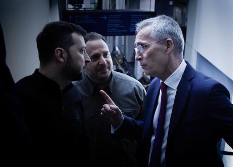 Zelenskyj og Stoltenberg