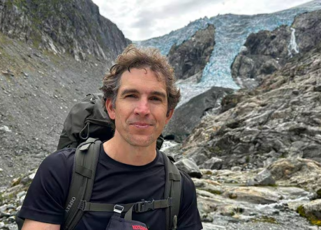 Alec Luhn på Folgefonna