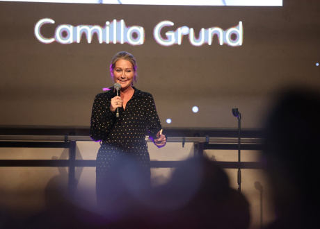 Camilla Grund mottar Gulltaggens Ærespris i 2024