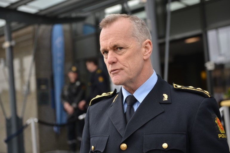 Politistasjonssjef Øystein Holt for politiet i Tønsberg.